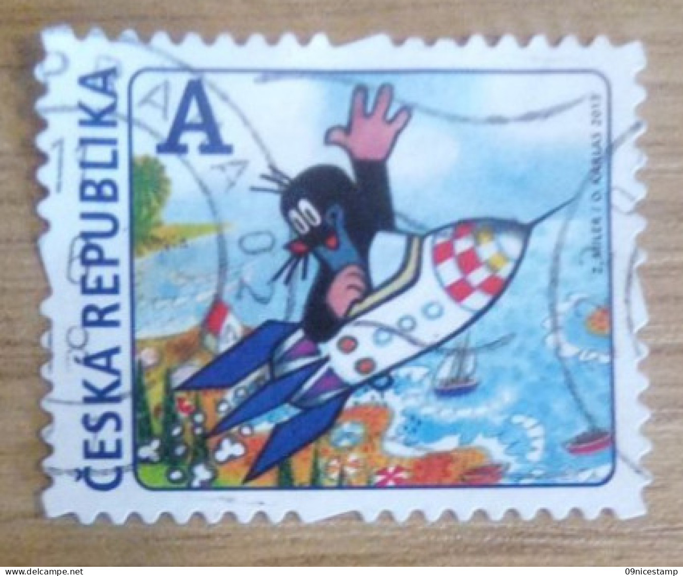 Stamp From Ceska Republika, Cancelled, Year 2013 Theme: The Mole (Comic), Michel Nr. 766 - Autres & Non Classés