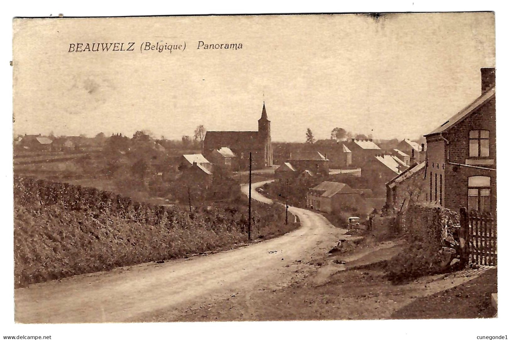 CPSM BEAUWELZ ( Momignies ) Panorama Du Village - Circulée - Edition J. Gerda - Lemye - 2 Scans - Momignies
