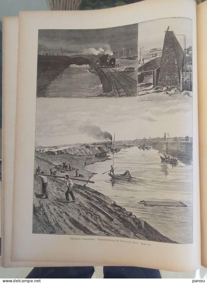 Über Land Und Meer 1892 Band 69 Nr 4. Zigeuner ROMA ROMANI Düsseldorf Hafen. Monterosso Al Mare Spezia CHOLERA HAMBOURG - Other & Unclassified