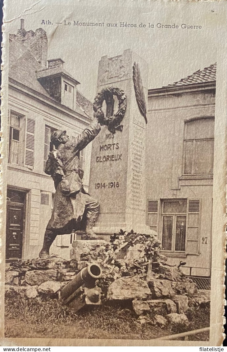 Ath Le Monument Aix Heros De La Grande Guerre - Ath