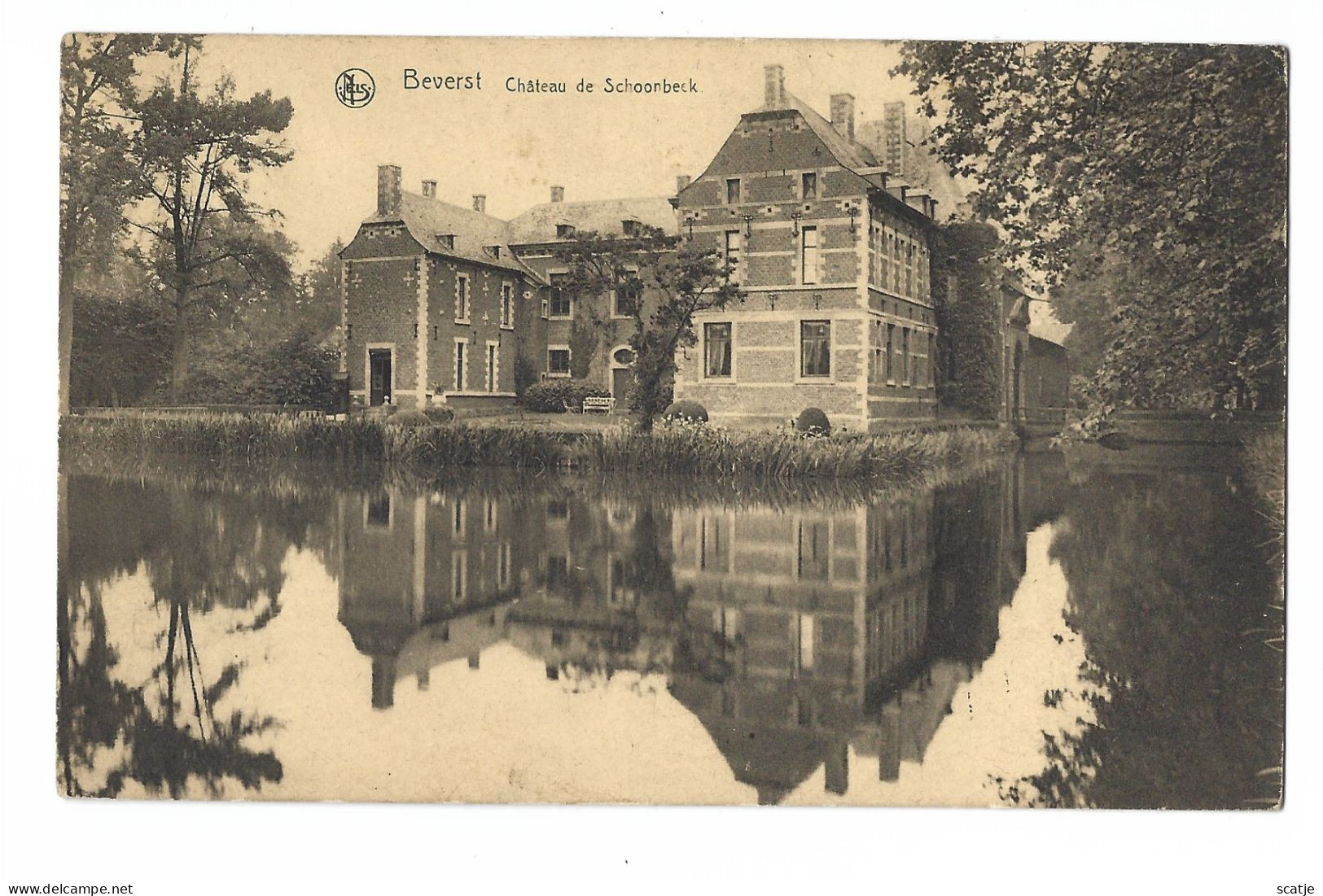Beverst.   -    Château De Schoonbeek.   -   1926   Naar   Liége - Bilzen