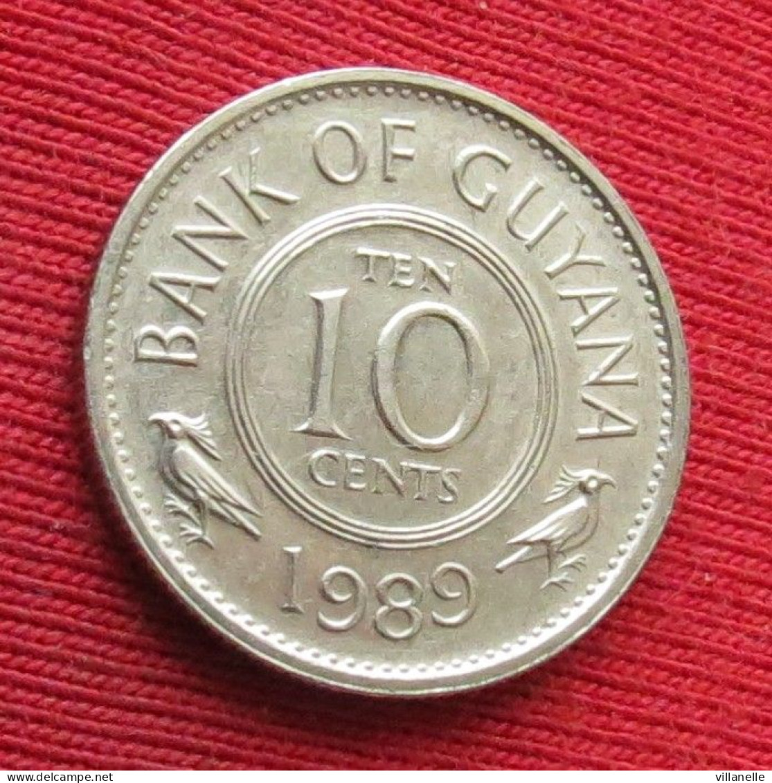 Guyana 10 Cents 1989 KM# 33 Lt 1458 *VT  Guiana - Guyana