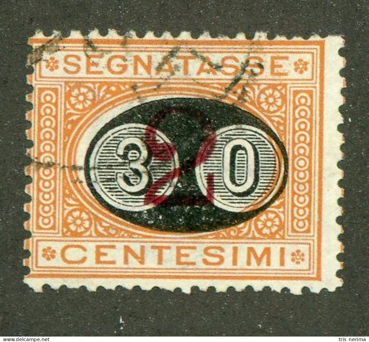 959 Italy 1870 Scott #J27 Used (Lower Bids 20% Off) - Taxe