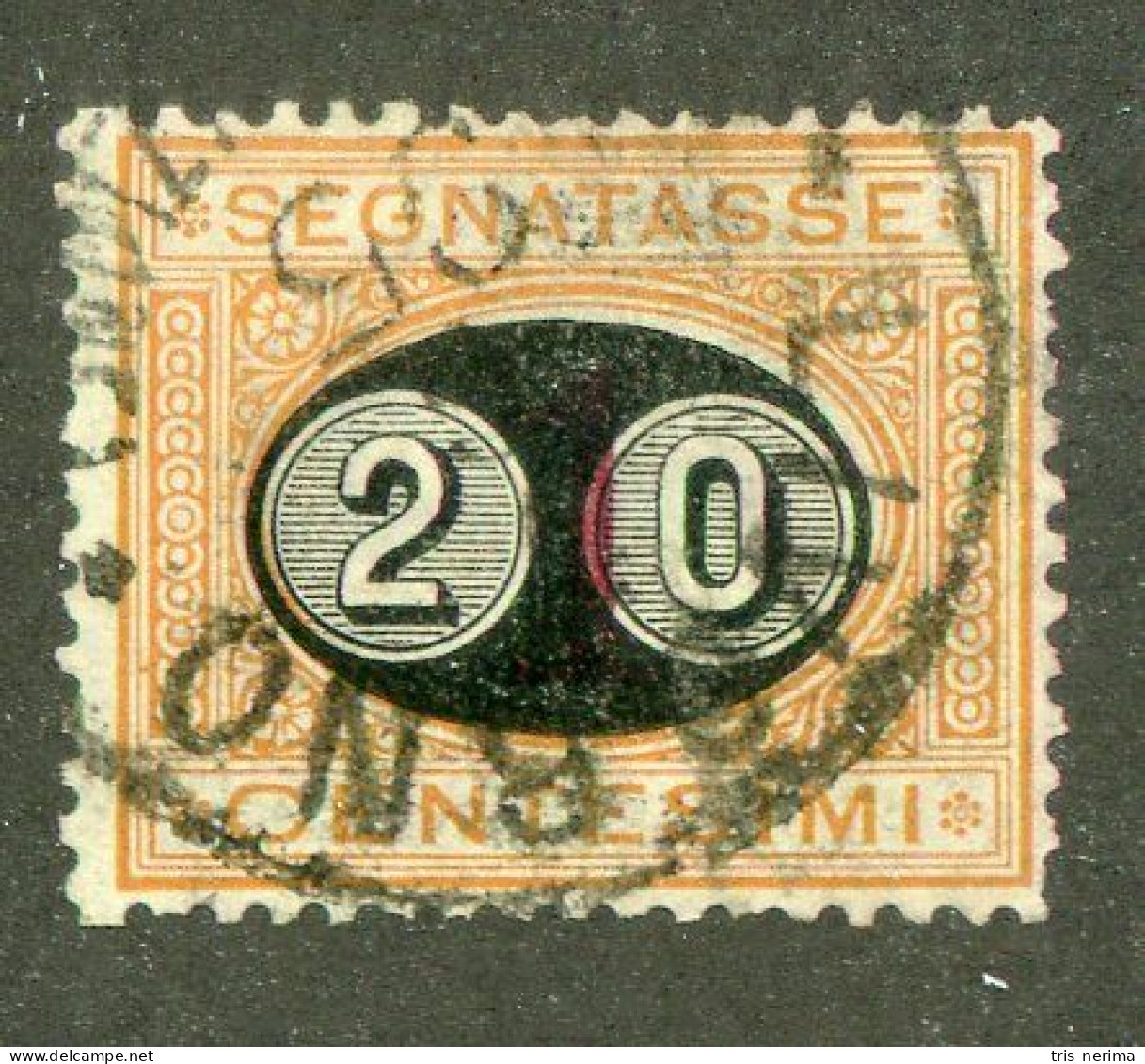 960 Italy 1870 Scott #J26 Used (Lower Bids 20% Off) - Taxe