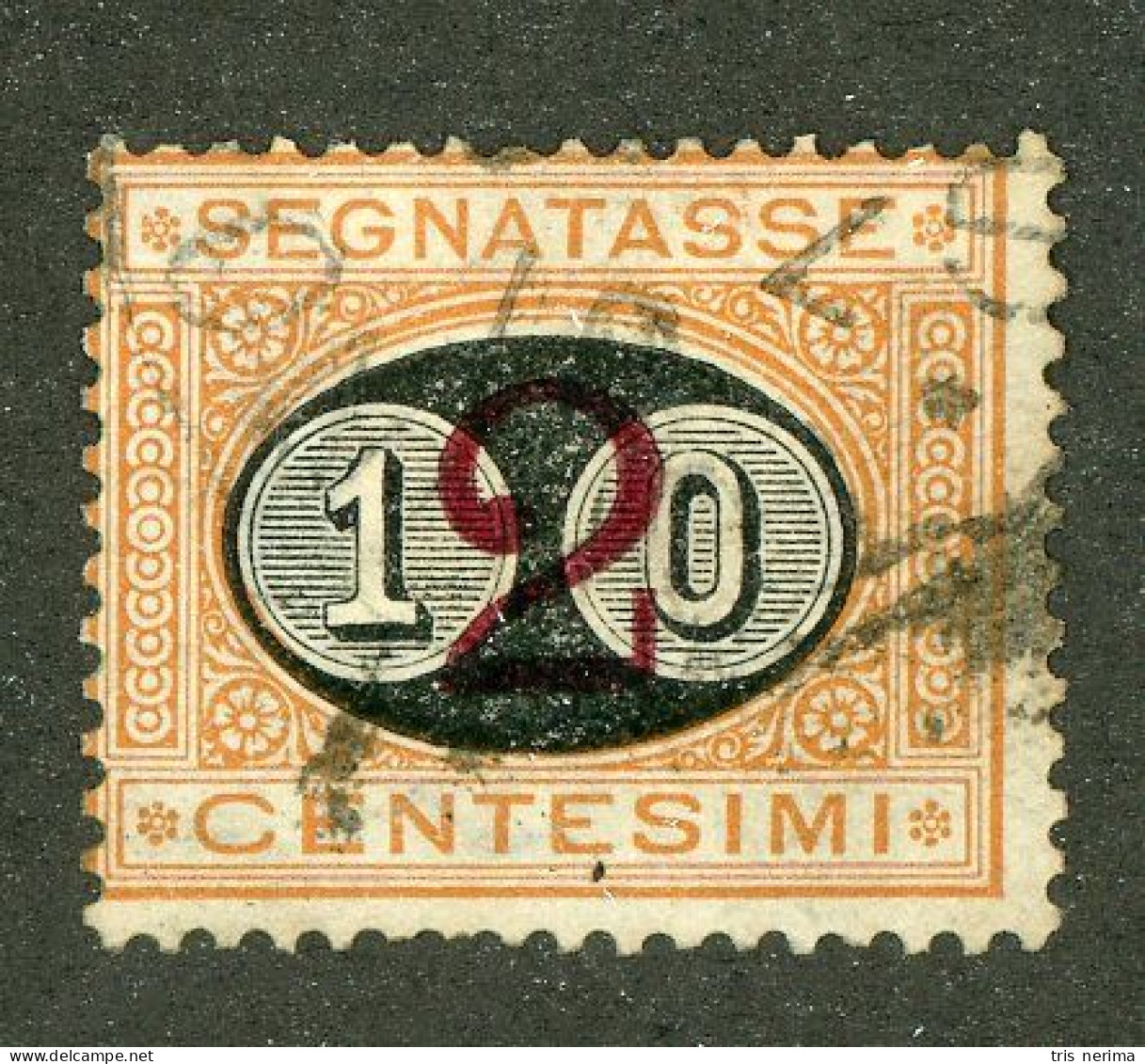 961 Italy 1870 Scott #J25 Used (Lower Bids 20% Off) - Segnatasse