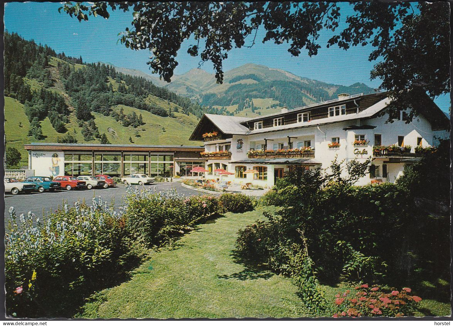 Austria - 5661 Rauris - Hotel Rauriserhof - Cars - VW Käfer - Ford Taunus 12m - Opel (60er Jahre) - Rauris