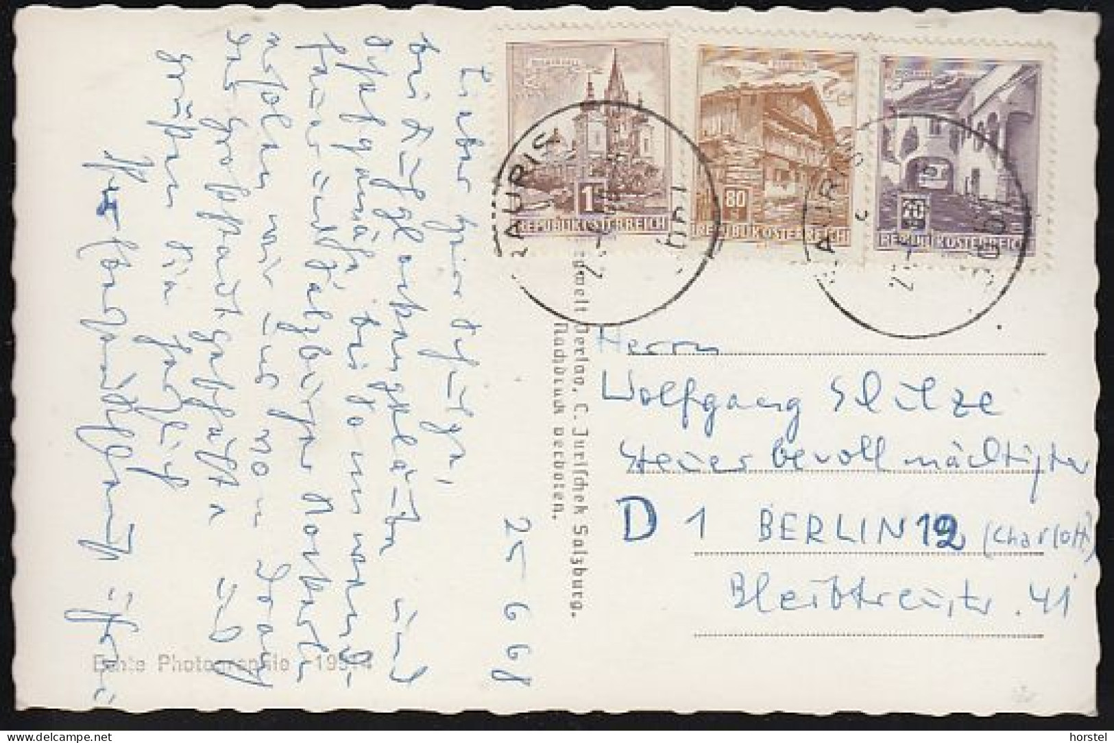 Austria - 5661 Rauris - Im Pinzgau - 3x Nice Stamps (60er Jahre) - Rauris