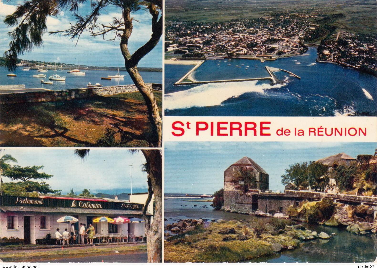 ILE DE LA REUNION . ST PIERRE . LE PORT DE PLAISANCE . VUE AERIENNE - Saint Pierre