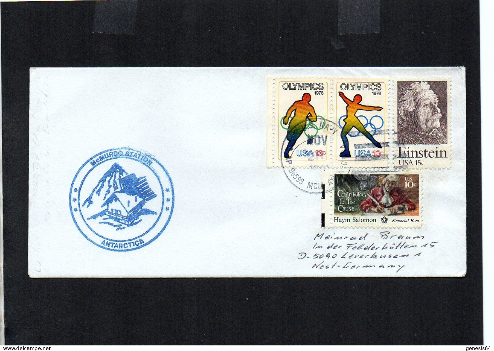 USA Cover. Polar Philately - North Pole - US NAVY Antarctica - (1ATK113) - Altri & Non Classificati