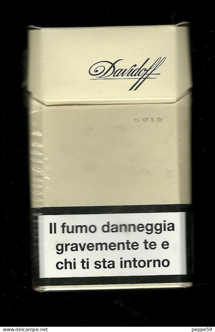 Tabacco Pacchetto Di Sigarette Italia - Davidoff Golf 01 Da 20 Pezzi - ( Vuoto ) - Sigarettenkokers (leeg)
