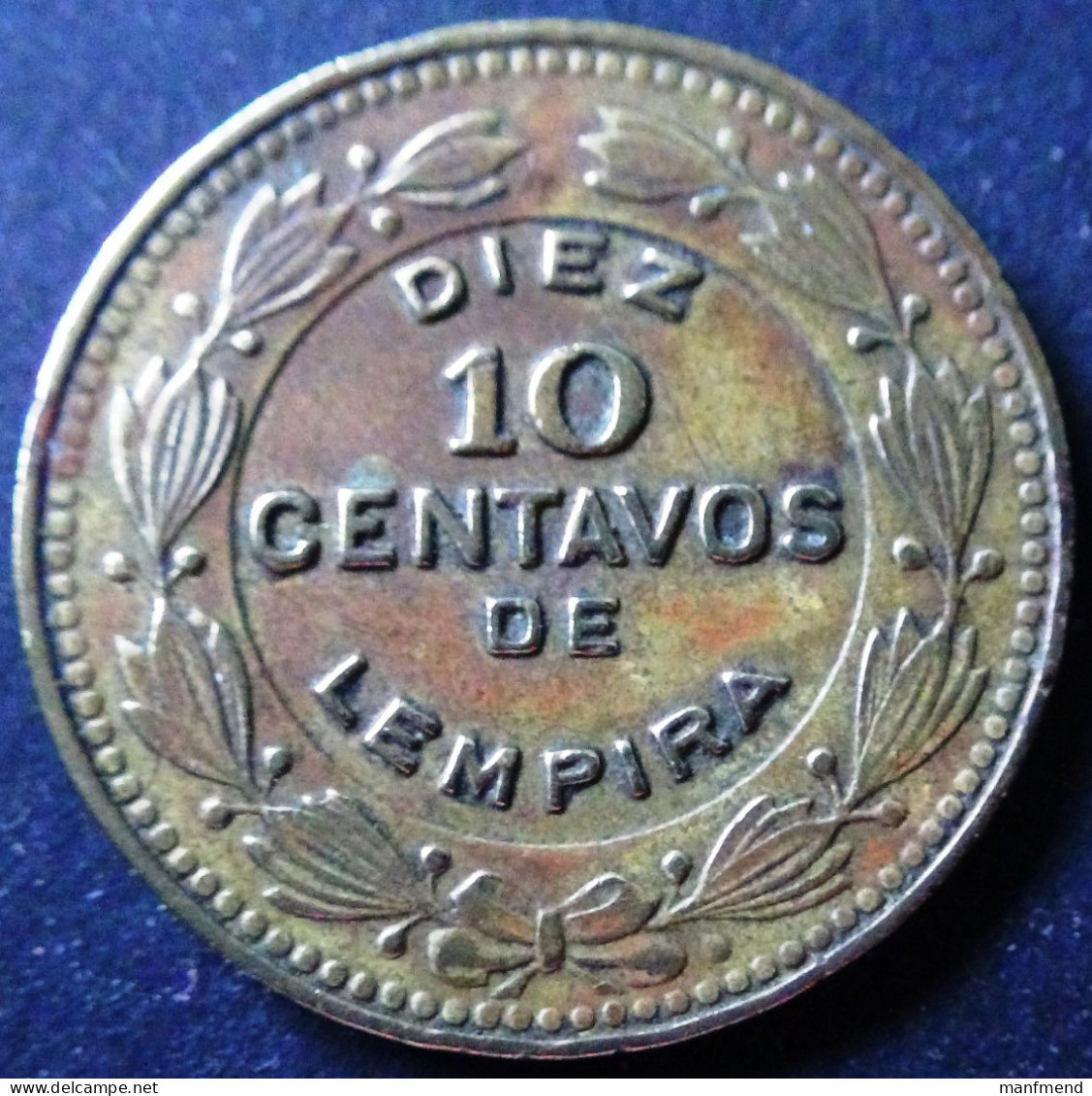 Hoduras - 1989 -  KM 76.1a - 10 Centavos De Lempira - VF - Look Scans - Honduras