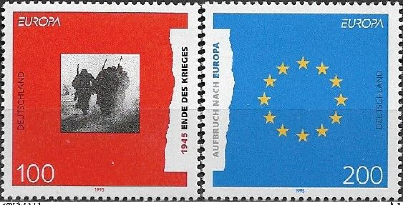 GERMANY (BRD) - COMPLETE SET EUROPE CEPT ISSUE: PEACE AND FREEDOM 1995 - MNH - 1995