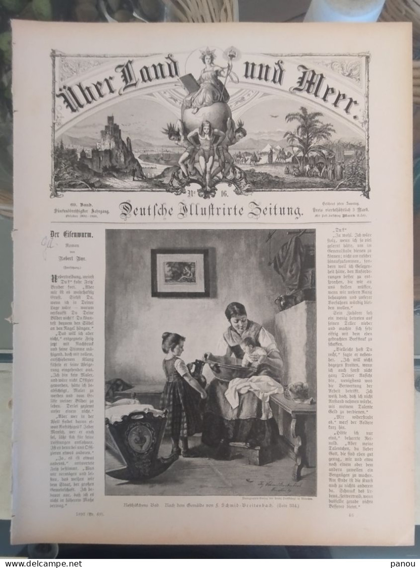 Über Land Und Meer 1893 Band 69 Nr 16 UNGARN. Oberstein - Andere & Zonder Classificatie