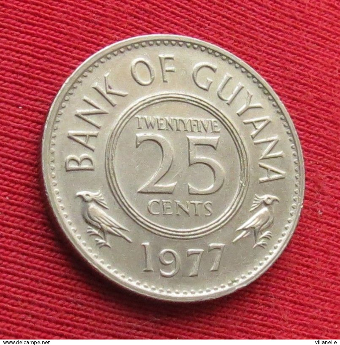 Guyana 25 Cents 1977 KM# 34 Lt 1462 *V0T Guiana - Guyana