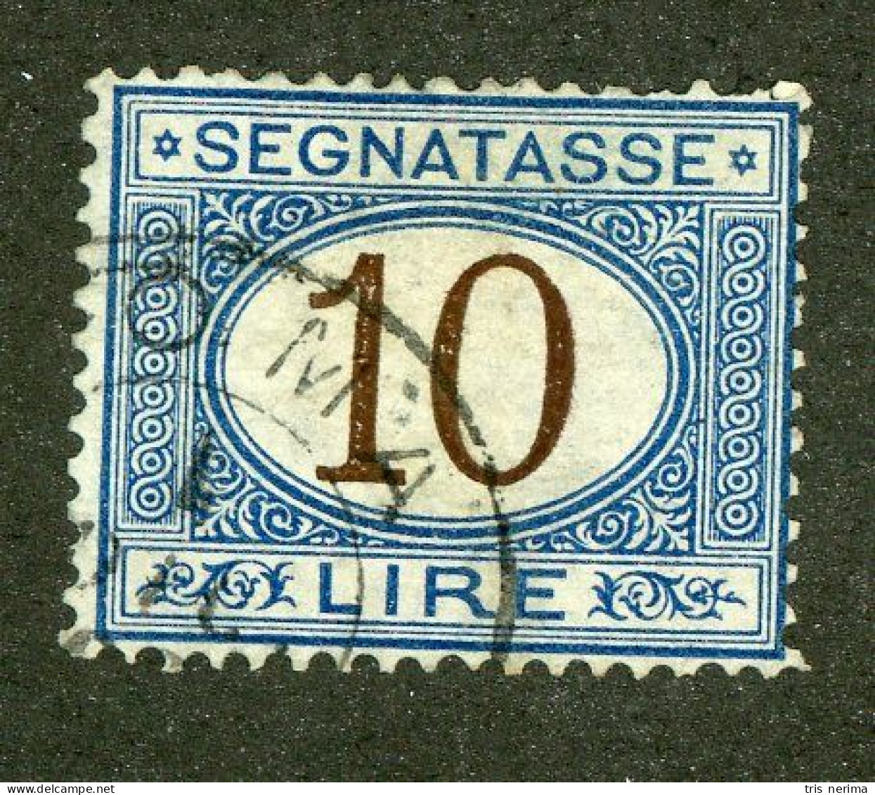 973 Italy 1870 Scott #J19 Used (Lower Bids 20% Off) - Taxe