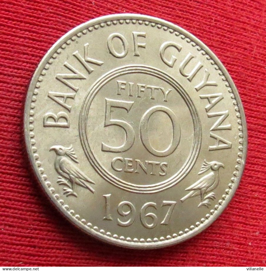 Guyana 50 Cents 1967 KM# 35 Lt 1464 *VT Guiana - Guyana