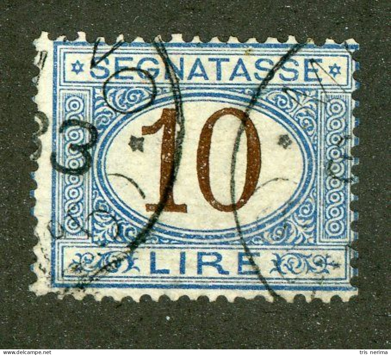 974 Italy 1870 Scott #J19 Used (Lower Bids 20% Off) - Taxe