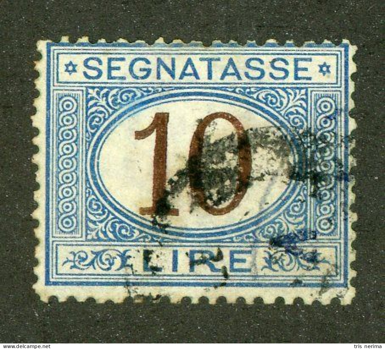 975 Italy 1870 Scott #J19 Used (Lower Bids 20% Off) - Taxe