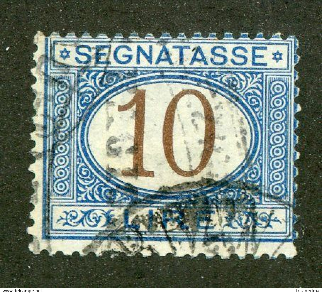 977 Italy 1870 Scott #J19 Used (Lower Bids 20% Off) - Impuestos