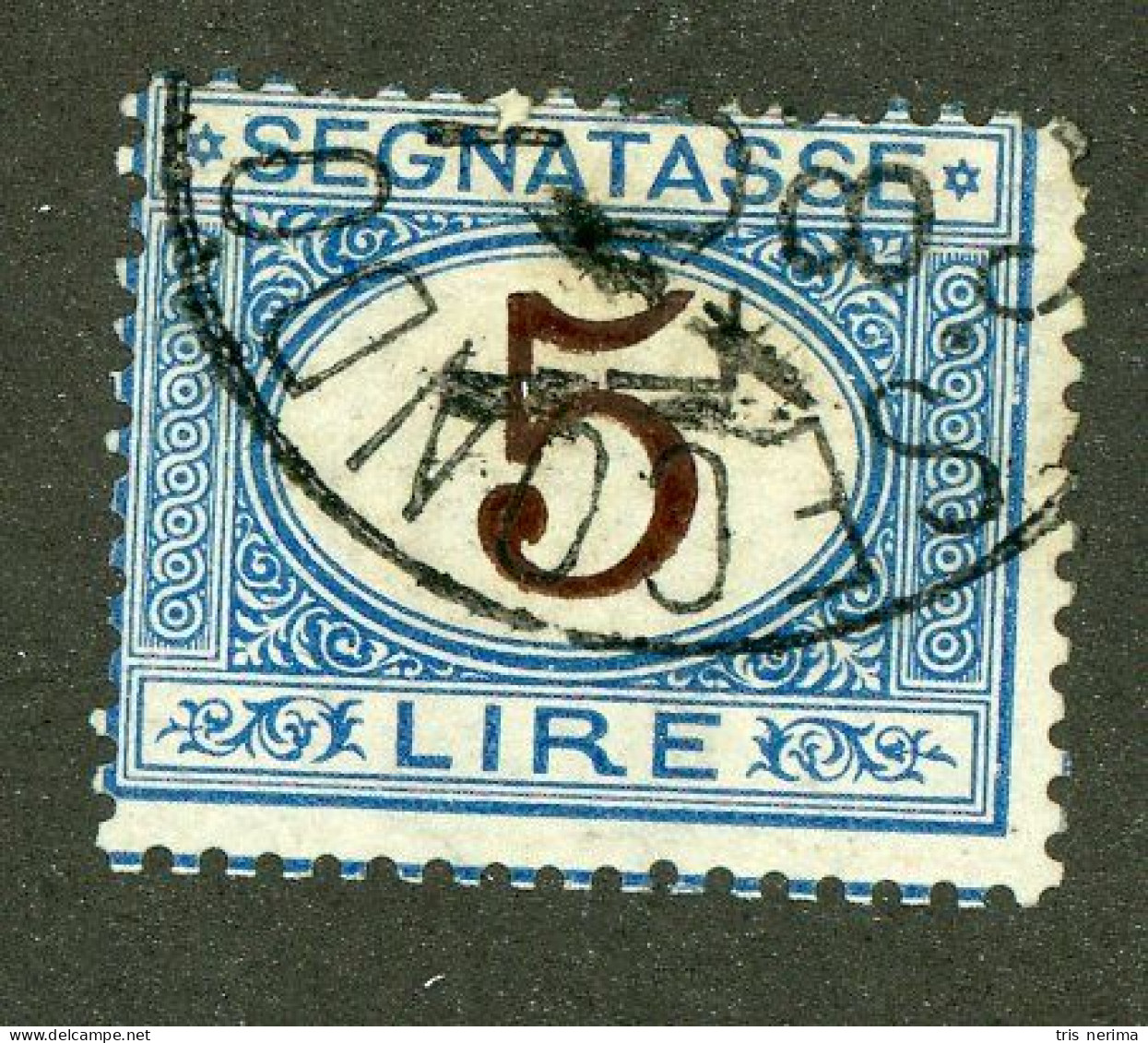 980 Italy 1870 Scott #J17 Used (Lower Bids 20% Off) - Postage Due
