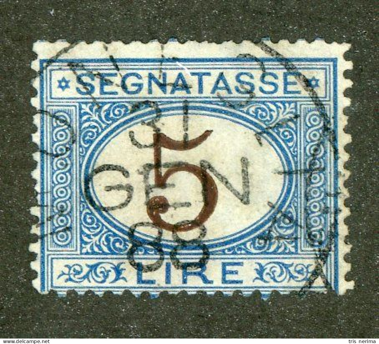 983 Italy 1870 Scott #J17 Used (Lower Bids 20% Off) - Postage Due