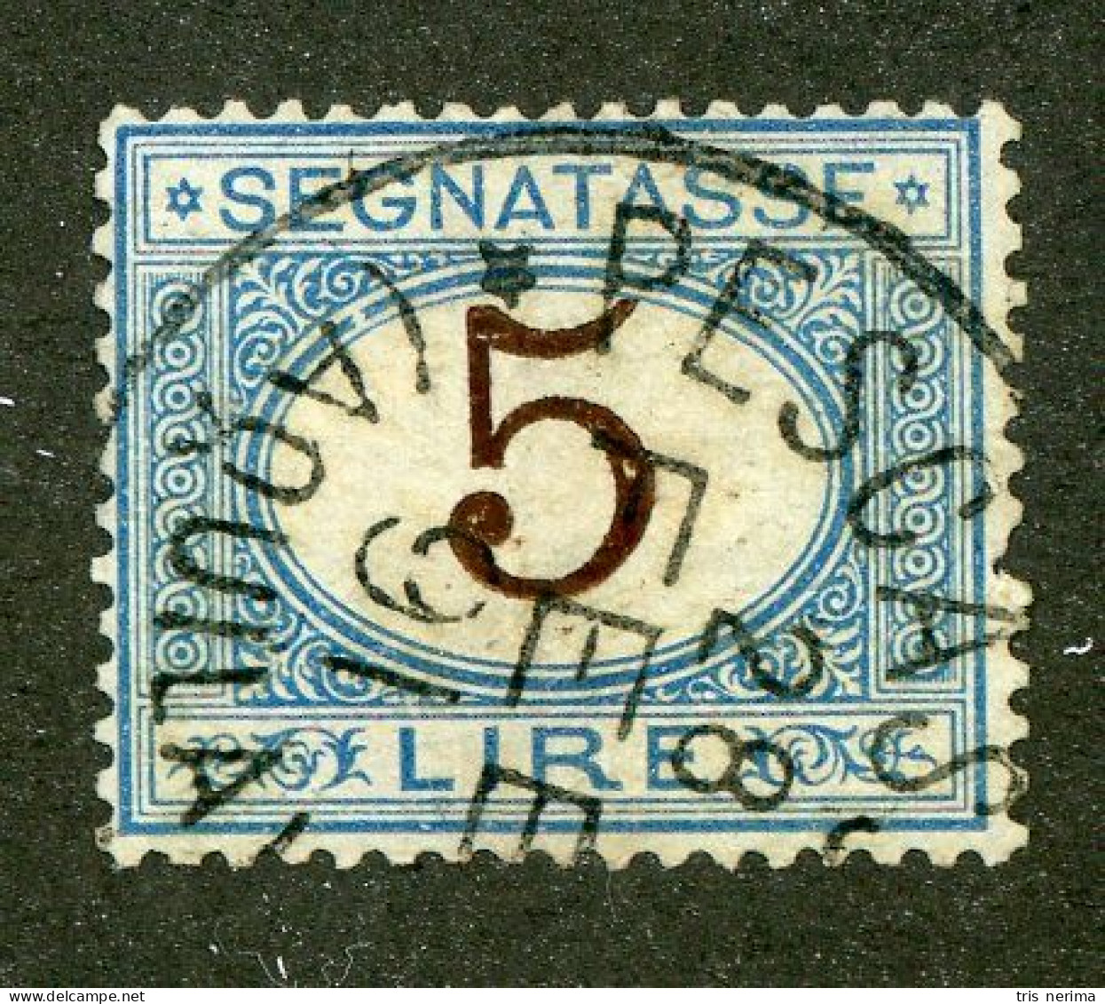 985 Italy 1870 Scott #J17 Used (Lower Bids 20% Off) - Portomarken