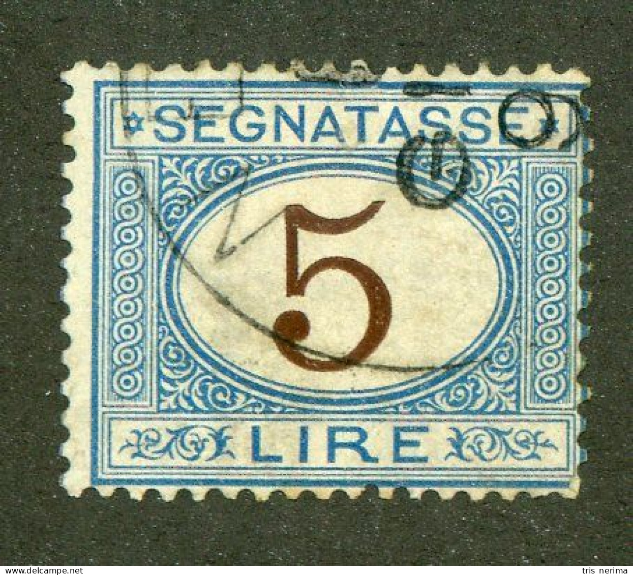 986 Italy 1870 Scott #J17 Used (Lower Bids 20% Off) - Taxe