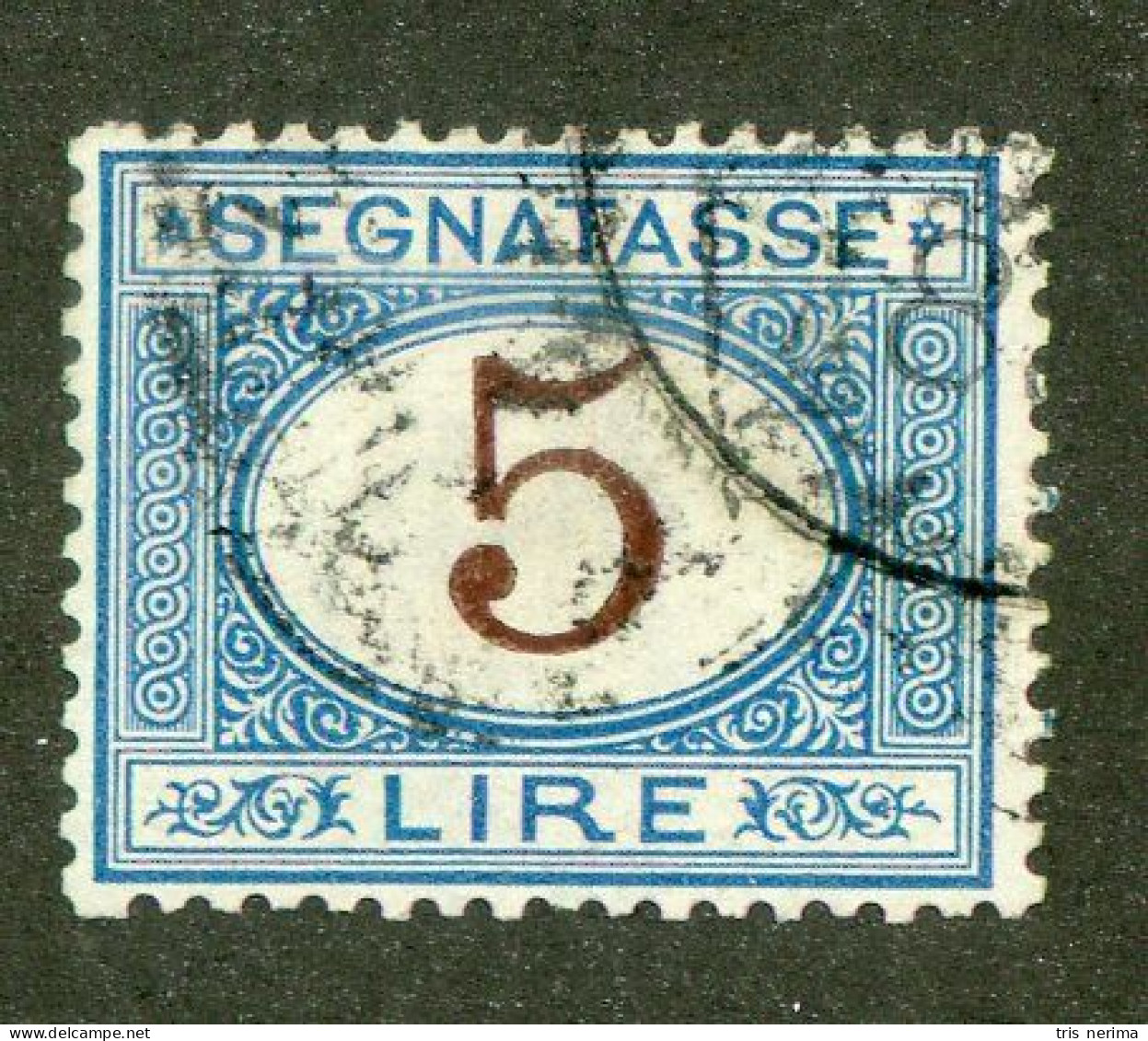 987 Italy 1870 Scott #J17 Used (Lower Bids 20% Off) - Postage Due