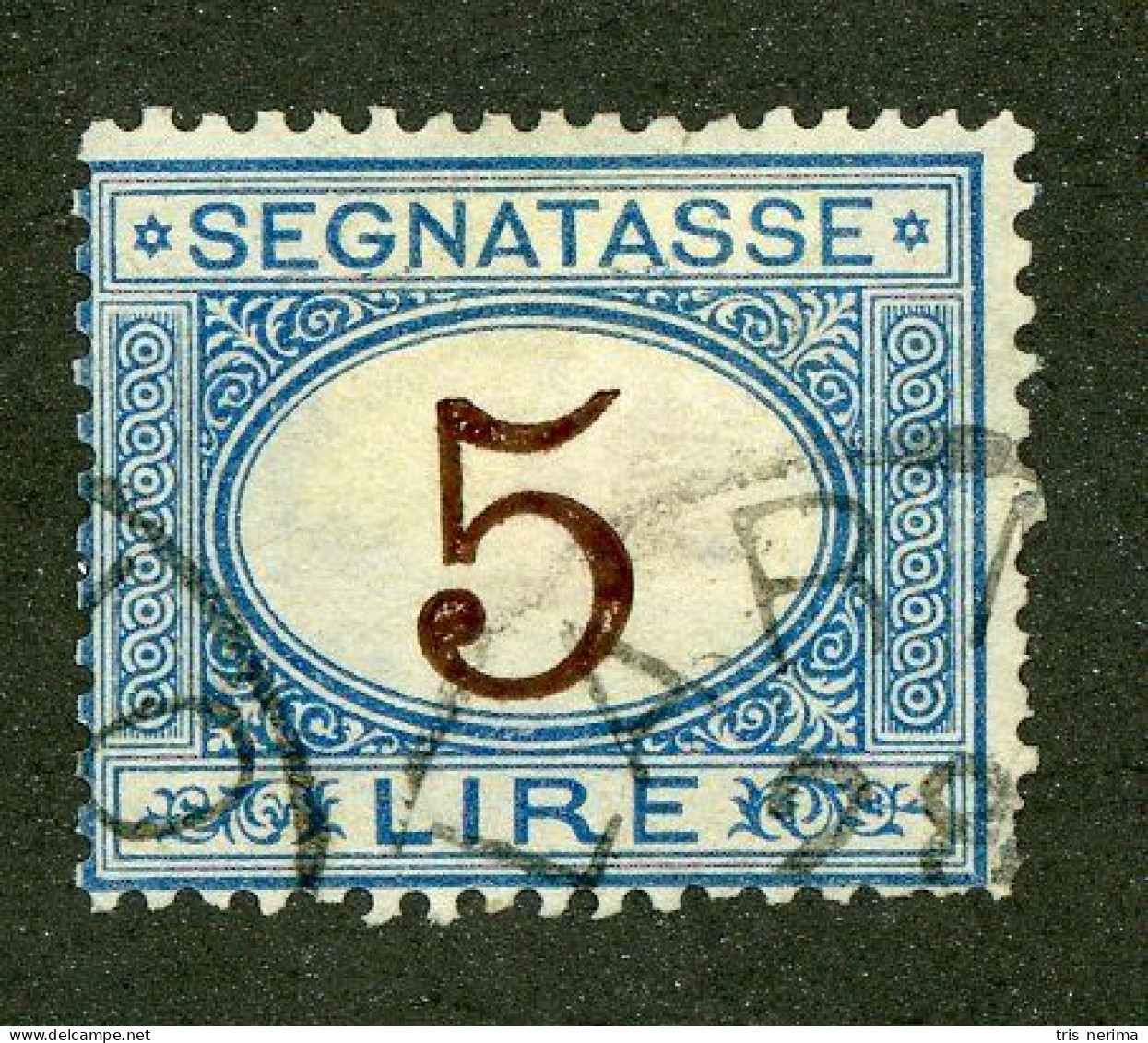 988 Italy 1870 Scott #J17 Used (Lower Bids 20% Off) - Segnatasse