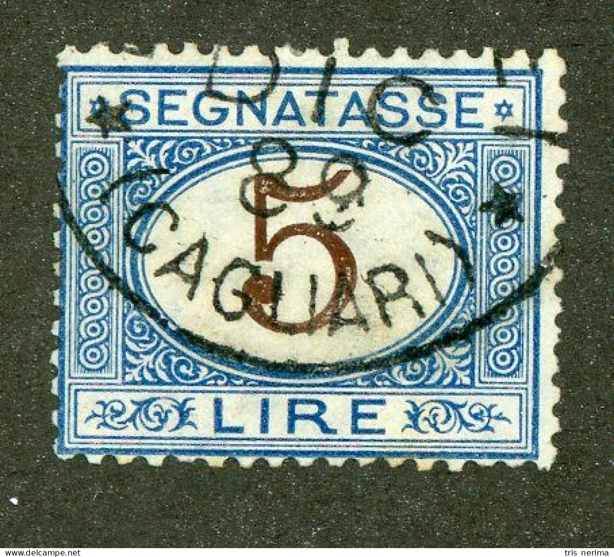 989 Italy 1870 Scott #J17 Used (Lower Bids 20% Off) - Segnatasse