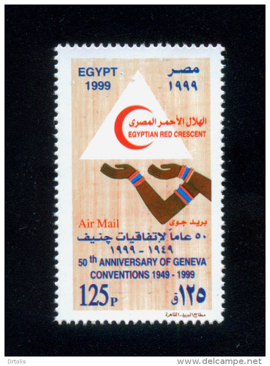 EGYPT / 1999 / MEDICINE / RED CRESCENT / EGYPTOLOGY / GENEVA CONVENTIONS / MNH / VF - Ungebraucht