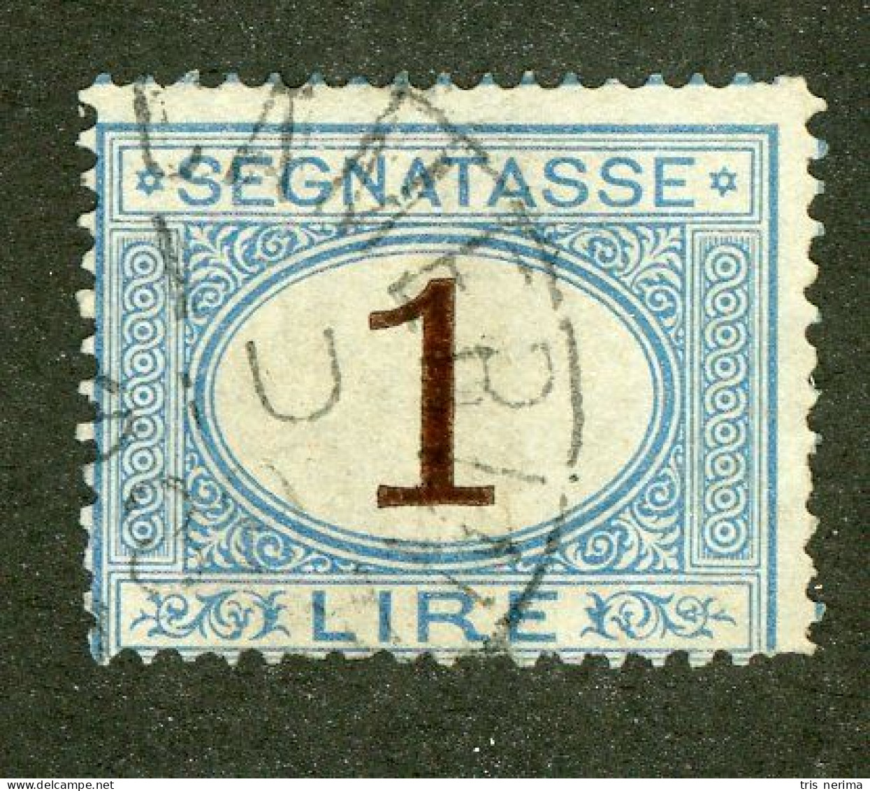 1009 Italy 1870 Scott #J13 Used (Lower Bids 20% Off) - Postage Due