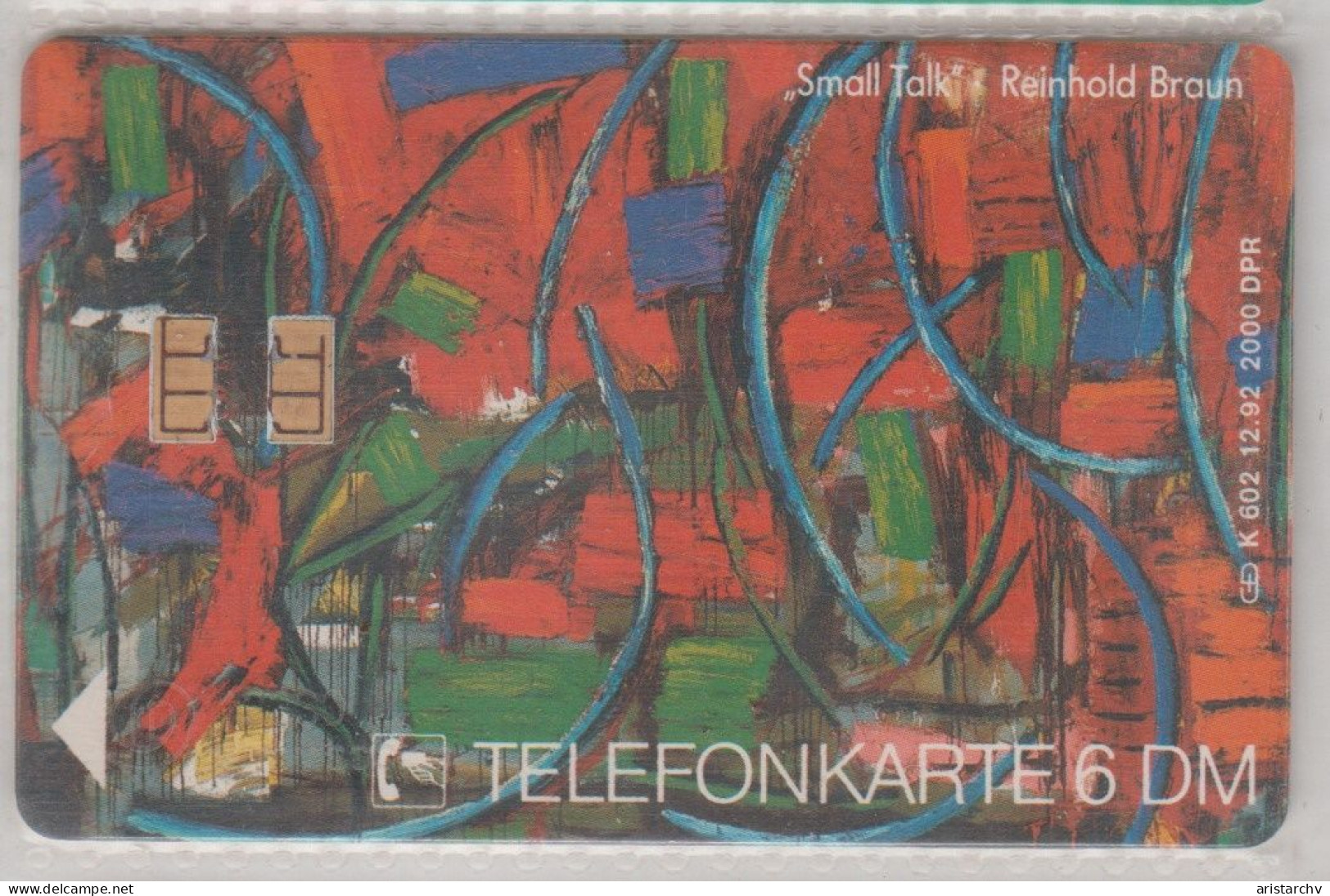 GERMANY 1992 ART REINHOLD BRAUN SMALL TALK - Painting