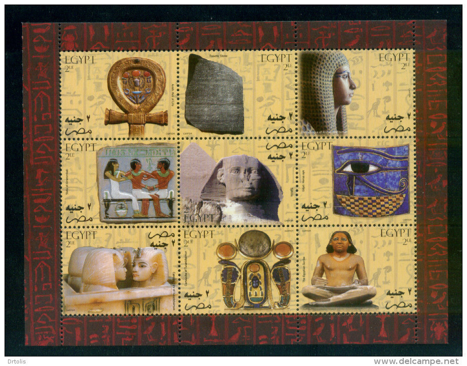 EGYPT / 2004 / TREASURES OF ANCIENT EGYPT / EGYPTOLOGY / MNH / VF . - Unused Stamps