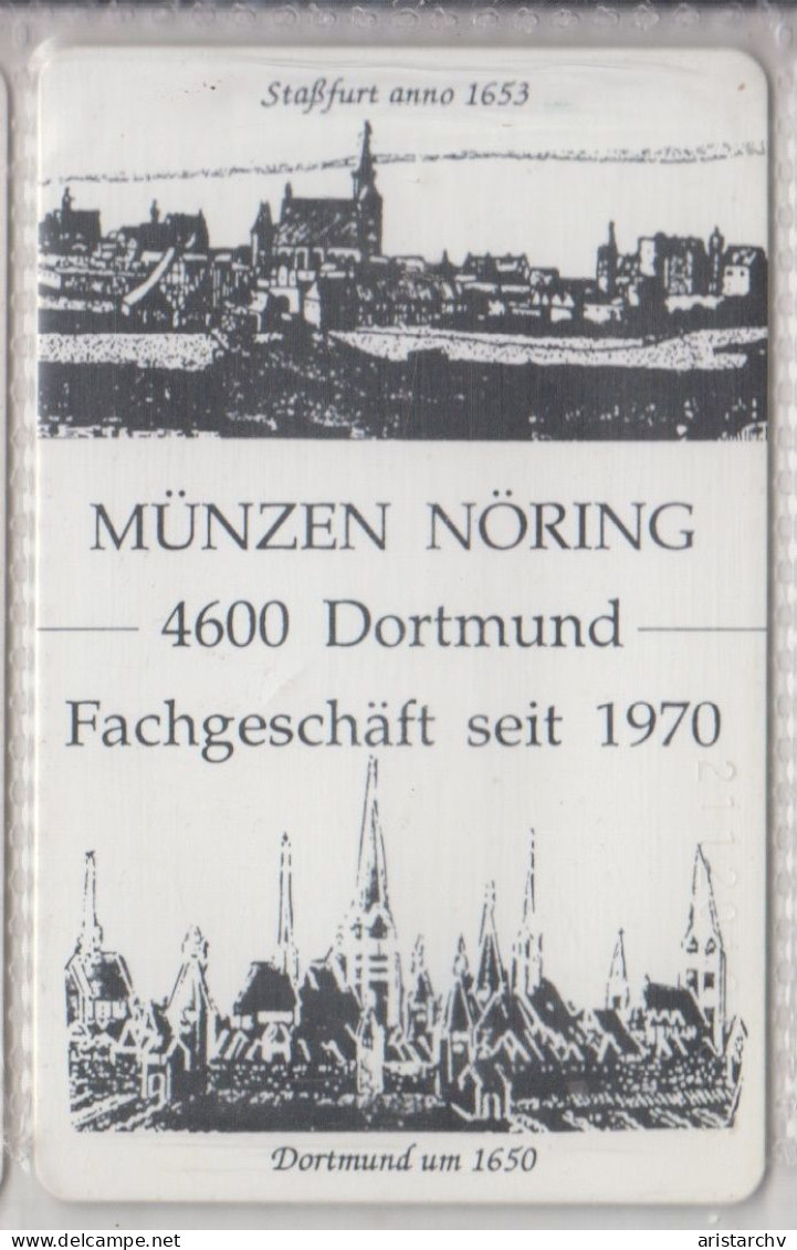 GERMANY 1991 MUNZEN COINS GRAF ZEPPELIN DORTMUND - Peinture