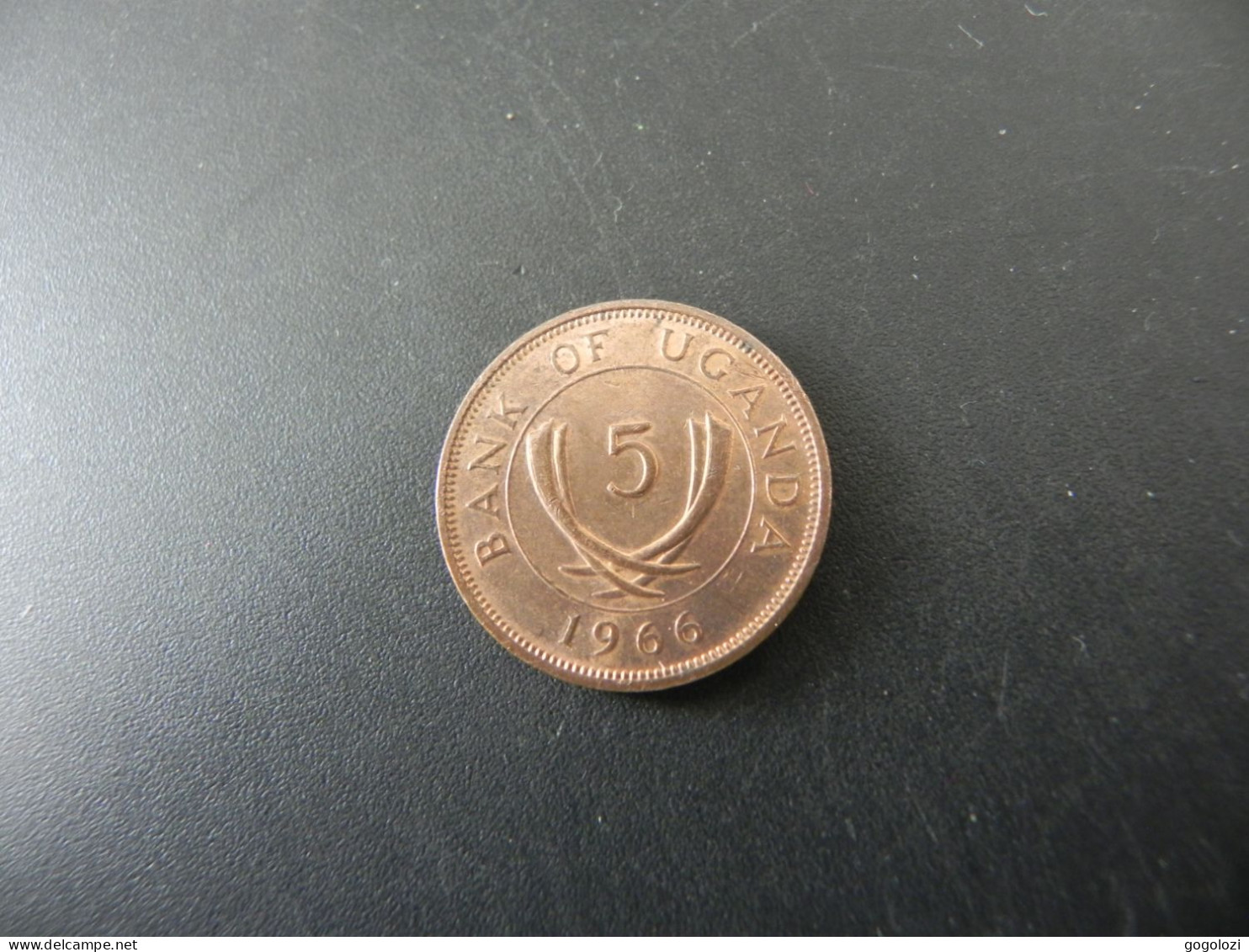 Uganda 5 Cents 1966 - Oeganda