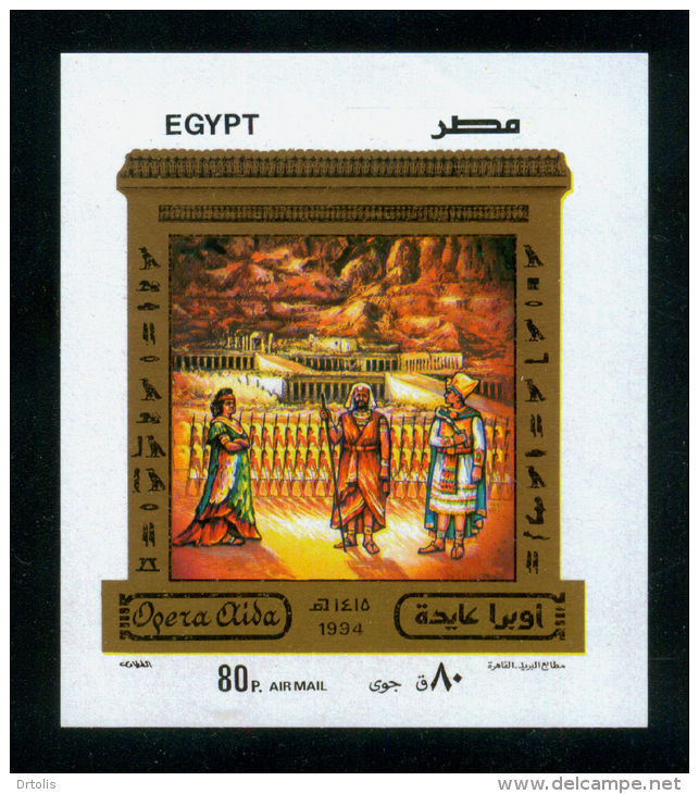 EGYPT / 1994 / ITALY / MUSIC / OPERA AIDA / VERDI / MNH / VF - Ongebruikt