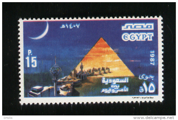 EGYPT / 1987 / SAUDI ARABIA / SAUDI ARABIA  - YESTERDAY & TODAY CULTURAL HERITAGE EXHIBITION / MNH / VF - Neufs