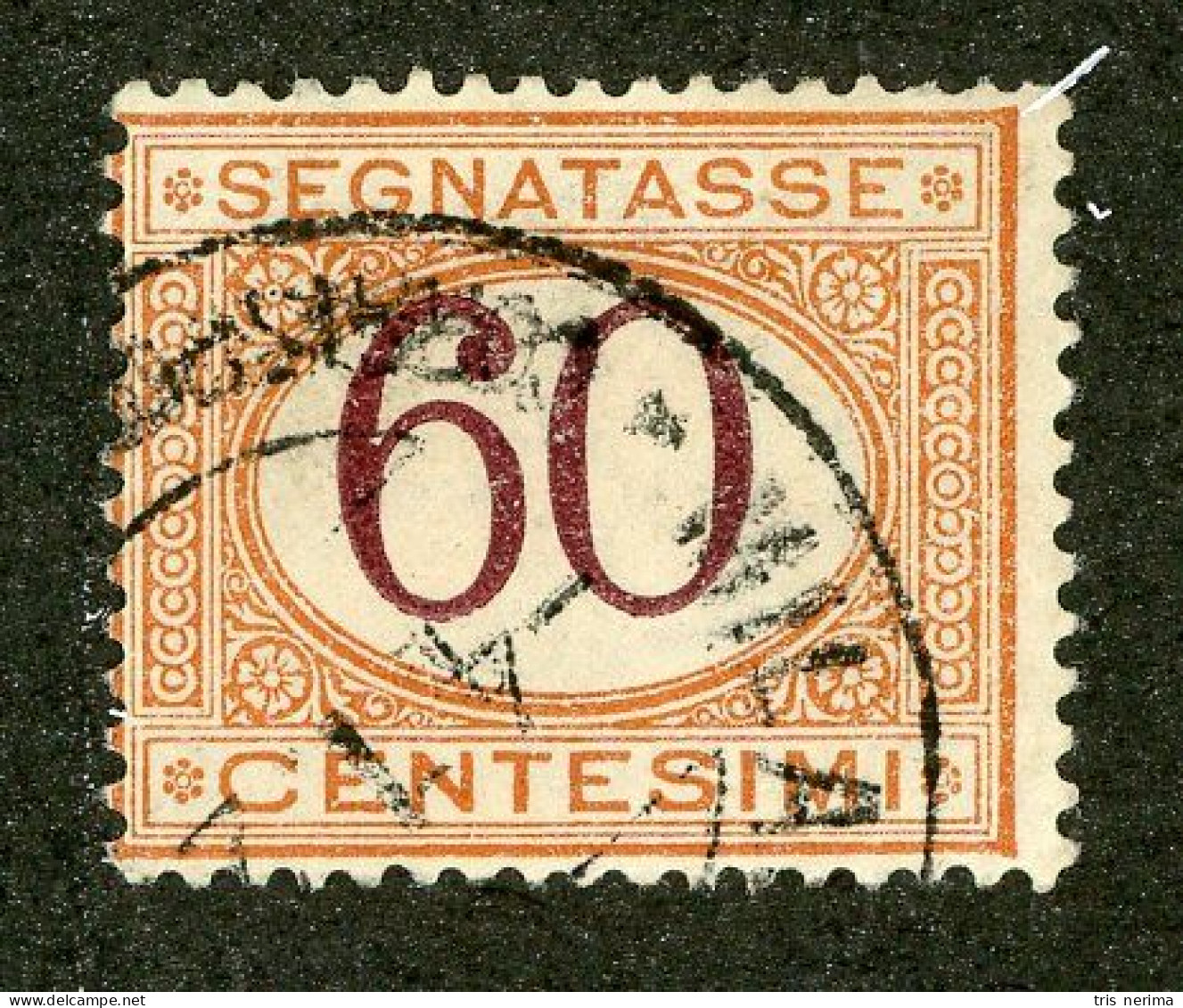 1045 Italy 1870 Scott #J12 Used (Lower Bids 20% Off) - Strafport