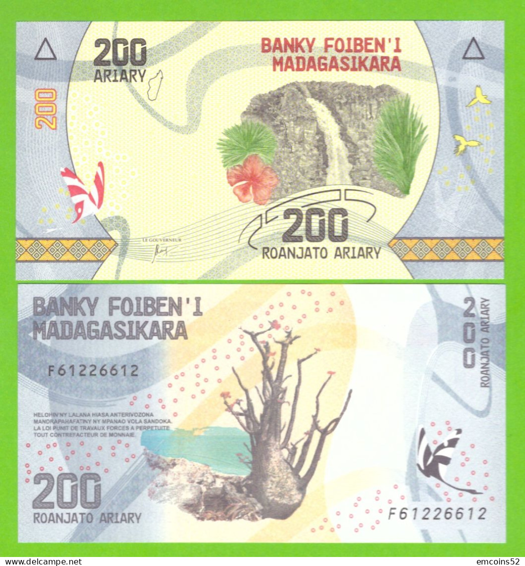 MADAGASCAR 200 ARIARY 2017 P-98  UNC - Madagascar