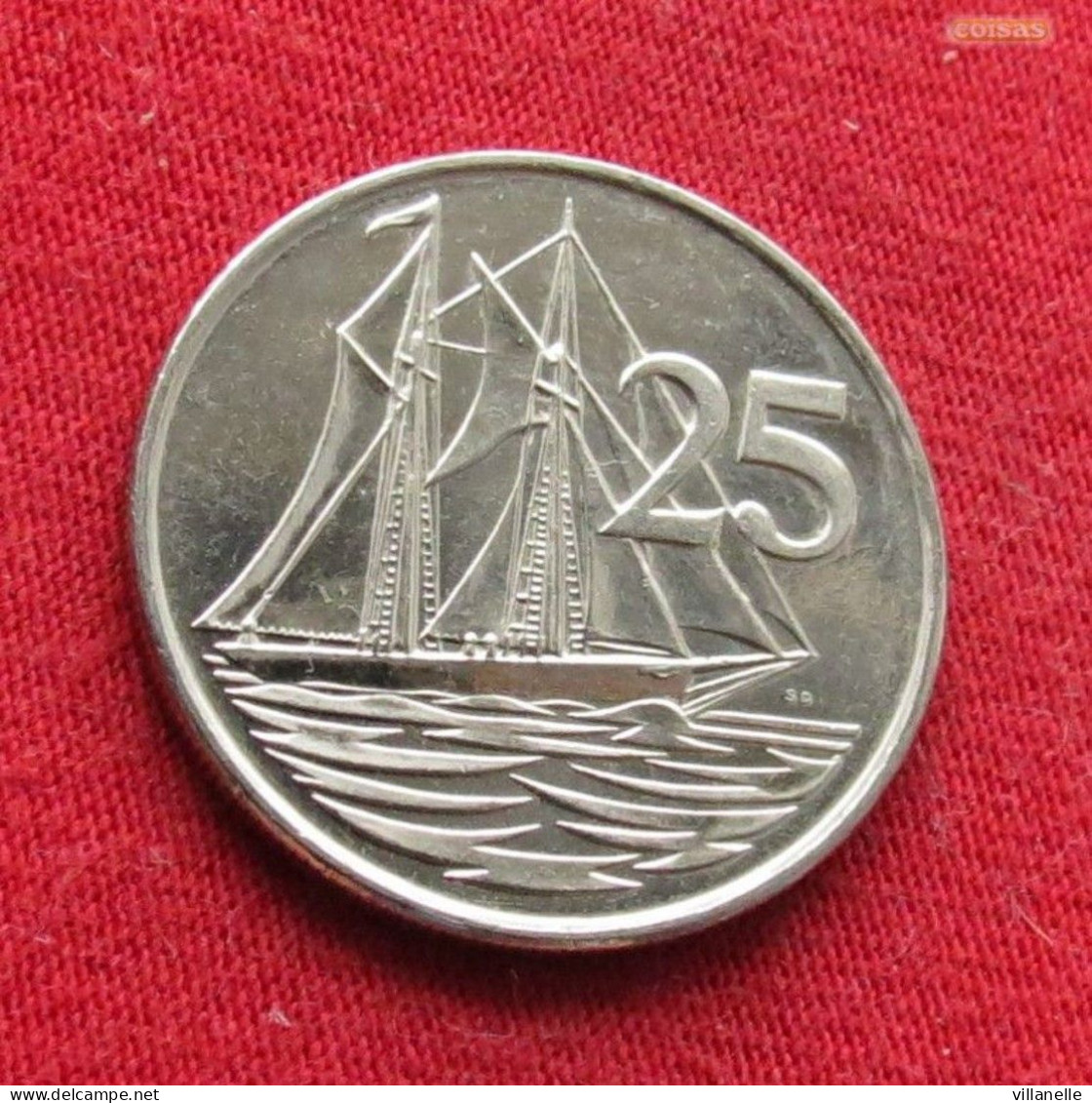 Cayman Islands 25 Cents 2002 KM# 134 Lt 1473 *V2T Iles Caymans Caiman Caimão Cent - Iles Caïmans