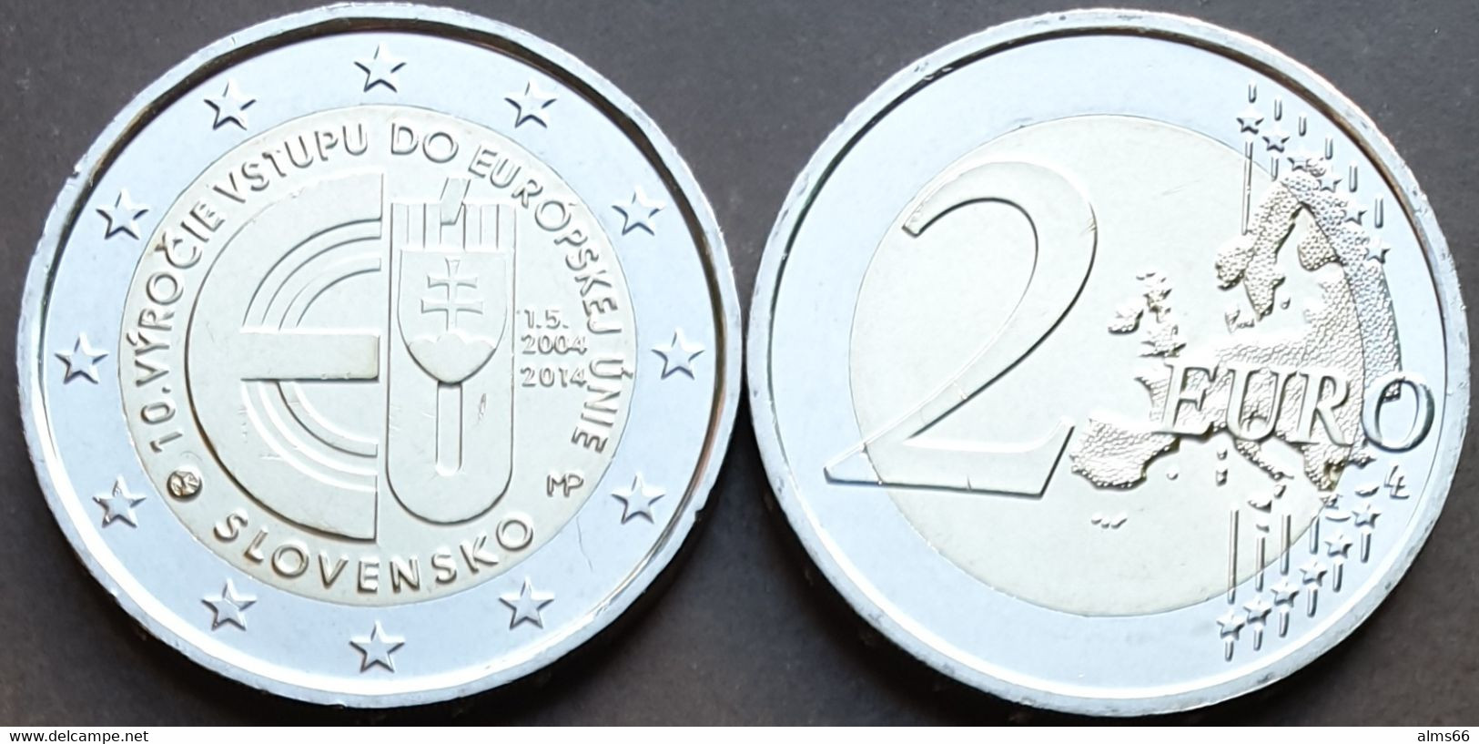 Slovakia 2 Euro 2014 UNC < European Union > - Slovacchia