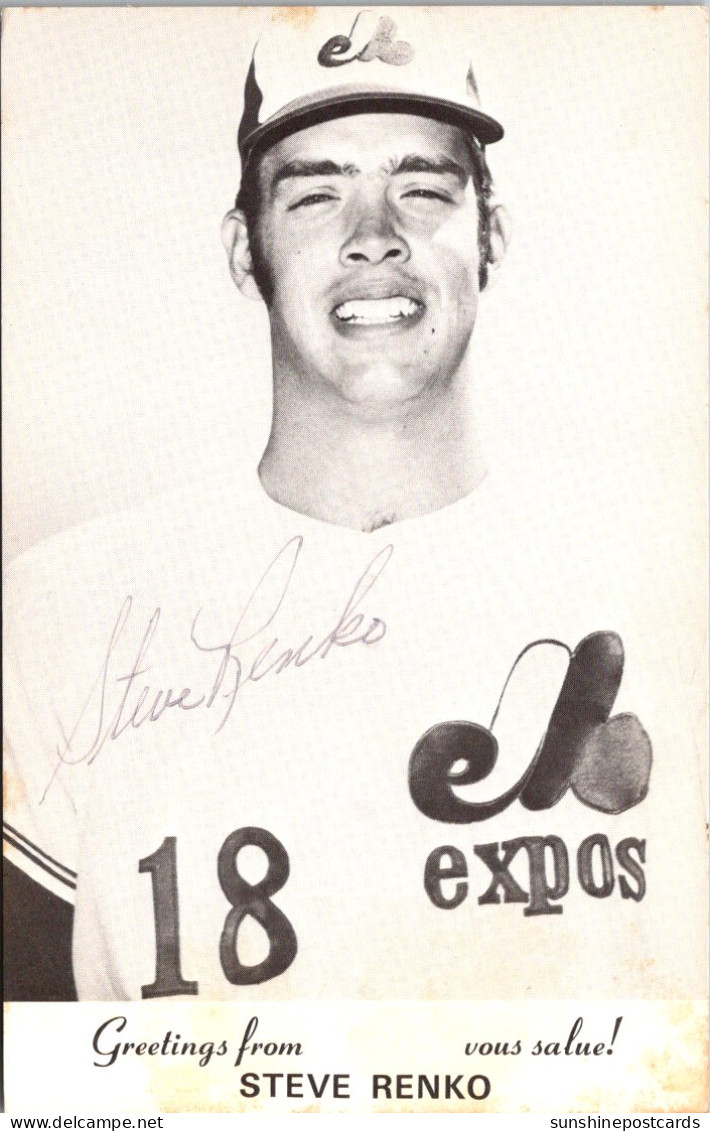 Baseball Steve Renko Montreal Expos - Baseball