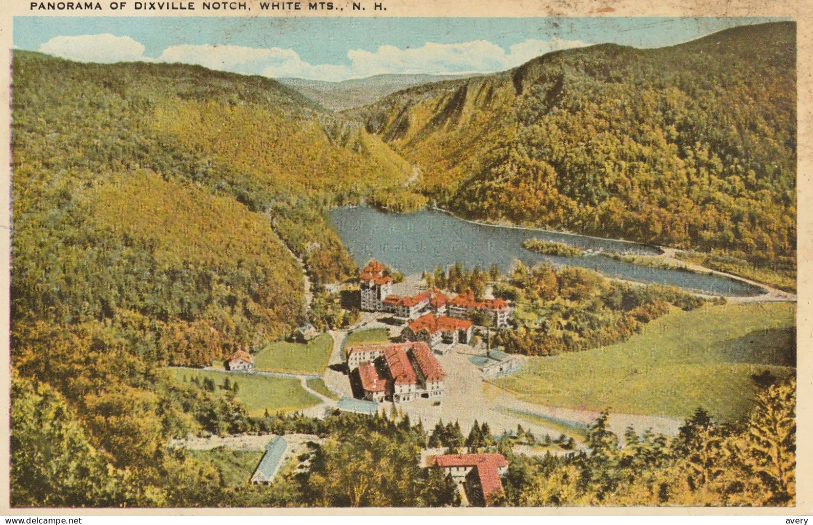 Panorama Of Dixville Notch, White Mountains, New Hampshire - White Mountains