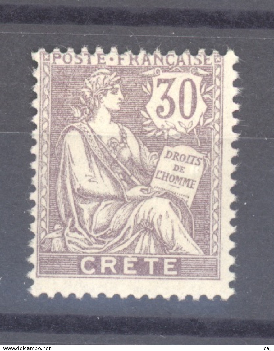 Crète :  Yv   10  * - Unused Stamps