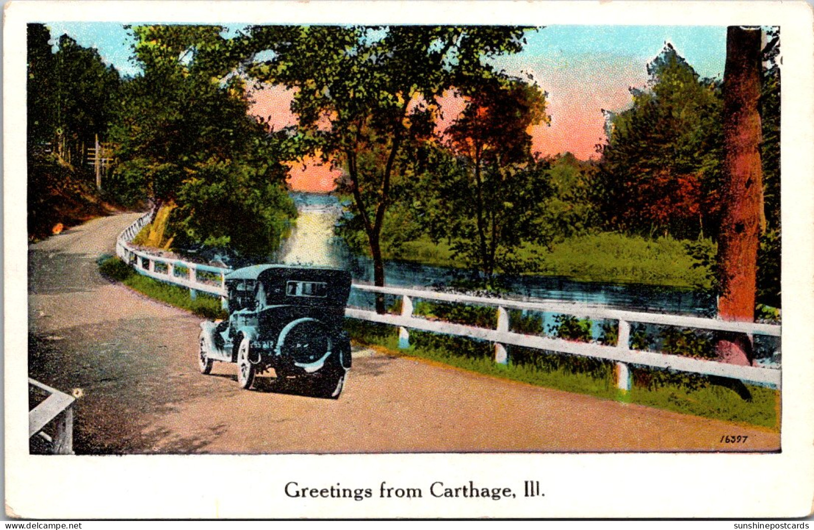 Illinois Greetings From Carthage  - Other & Unclassified