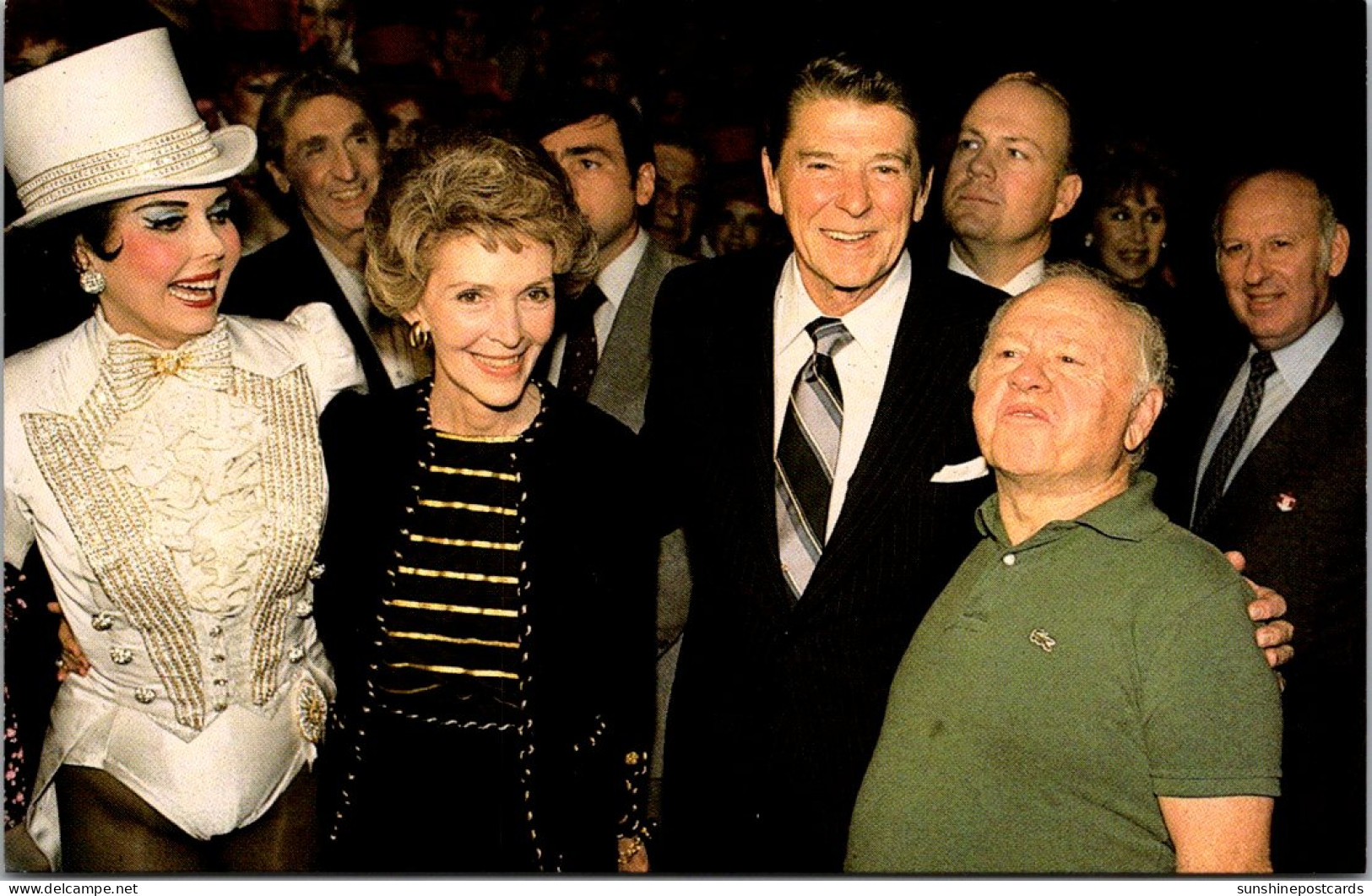 President Ronald Reagan And Nancy Reagan With Ann Miller And Mickey Rooney 13 March 1981 - Presidenten