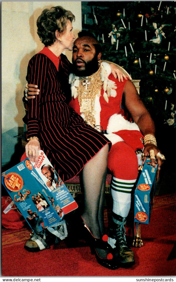 Nancy Reagan And Mr T 12 December 1983 - Présidents