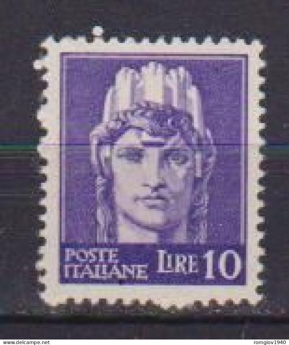 REGNO D'ITALIA LUOGOTENENZA 1945 IMPERIALE SENZA FASCI SASS. 535  MLH VF - Afgestempeld