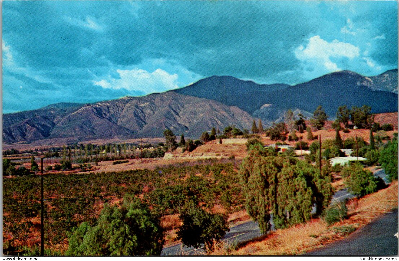 California Yucaipa San Bernardino Mountains Viewed From Flagg Hill - San Bernardino